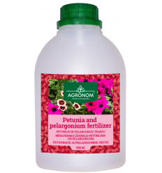 AGRONOM PETUNIJŲ IR PELARGONIJŲ TRĄŠOS 0,5 L