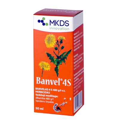 MKDS BANVEL SISTEMINIS VEJŲ HERBICIDAS 50 ML