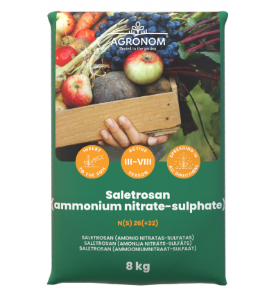 AGRONOM SALETROSAN (AMONIO NITRATAS-SULFATAS) 8 KG