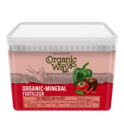 ORGANIC WAY ORGANINĖS - MINERALINĖS POMIDORŲ IR PAPRIKŲ TRĄŠOS 2,5 KG