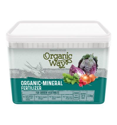 ORGANIC WAY ORGANINĖS - MINERALINĖS ŠILTNAMIUI IR DARŽUI TRĄŠOS 2,5 KG