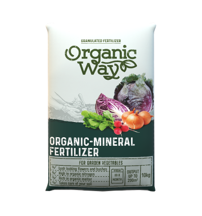 ORGANIC WAY ORGANINĖS - MINERALINĖS ŠILTNAMIUI IR DARŽUI TRĄŠOS 10 KG