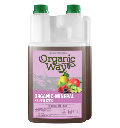 ORGANIC WAY BRAŠKĖMS IR VAISKRŪMIAMS SKIRTOS ORGANINĖS-MINERALINĖS TRĄŠOS 1 L