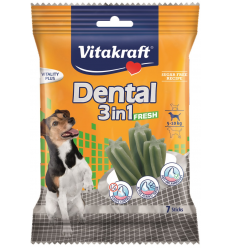 VITAKRAFT SKANĖSTAI DENTAL 3IN1 FRESH SMALL 120G 2330891 ŠUNIMS