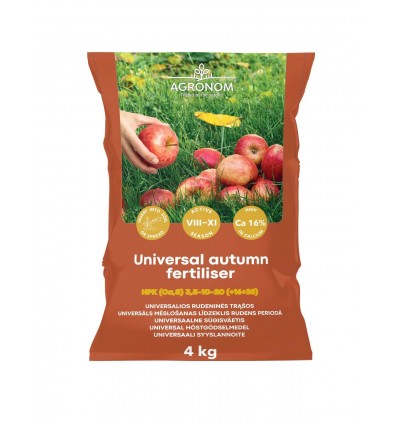 AGRONOM UNIVERSALIOS RUDENINĖS TRĄŠOS, 4 KG