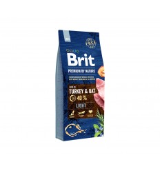 BRIT PREMIUM BY NATURE LIGHT 15KG ŠUNIMS