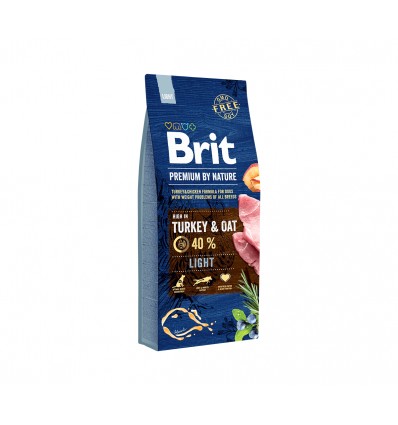 BRIT PREMIUM BY NATURE LIGHT 15KG ŠUNIMS