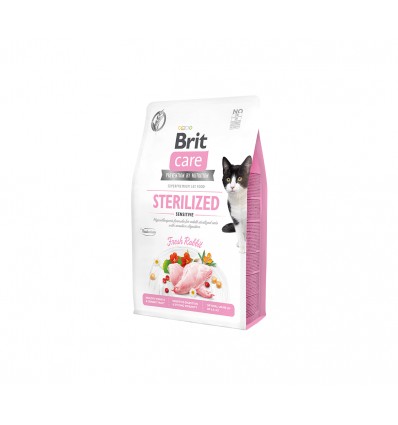 BRIT CARE STERILIZED SENSITIVE 7KG KATĖMS