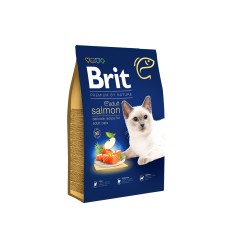 BRIT PREMIUM CAT ADULT SALMON 8KG KATĖMS