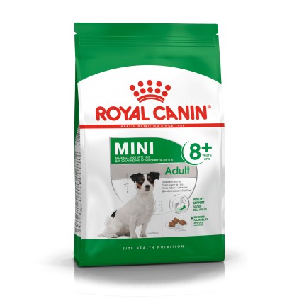 ROYAL CANIN SHN 0,8KG MINI ADULT 8+ ŠUNIMS