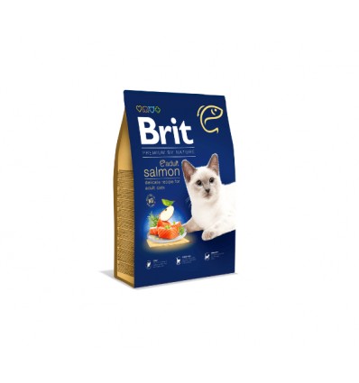 BRIT PREMIUM CAT ADULT SALMON 1,5KG KATĖMS