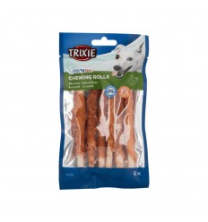 TRIXIE DENTA FUN CHICKEN CHEWING ROLLS 12CM 30VNT 240G SKANĖSTAS ŠUNIMS