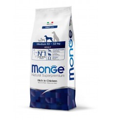 MONGE DRY DOG MEDIUM ADULT 12KG ŠUNIMS