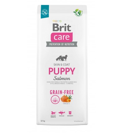 BRIT CARE PUPPY SALMON&POTATO 12KG ŠUNIUKAMS