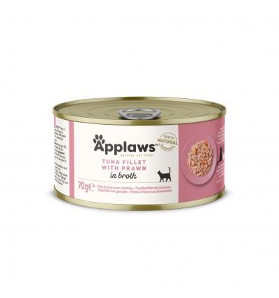 APPLAWS TUNA FILLET WITH PRAWN KONSERVAI 70G KATĖMS 1008NE-A